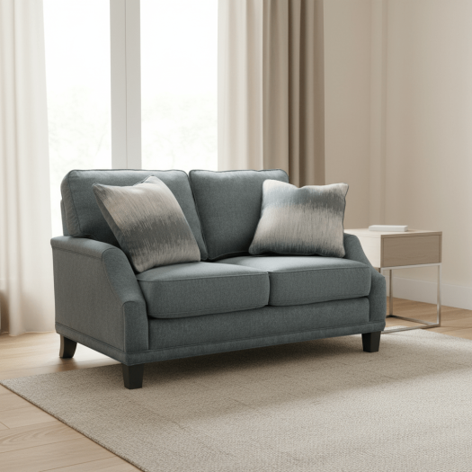 Arabella Blue Loveseat