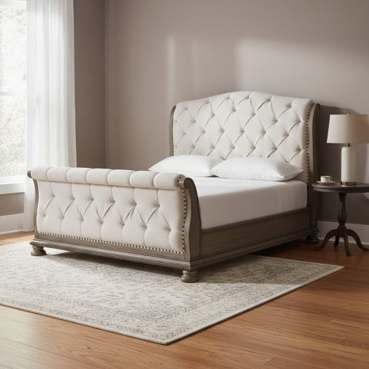 Ardenfield California King Upholstered Sleigh Bed