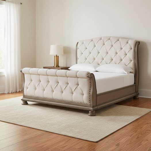 Ardenfield Queen Upholstered Sleigh Bed