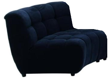 Roots Admiral Navy Sectional Piece