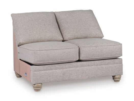 ARMLESS LOVESEAT