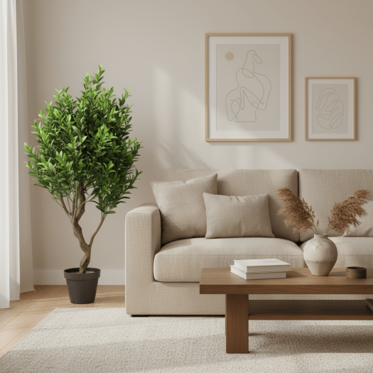 Artificial olive tree