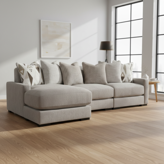 Aslan Court 3-Piece Sofa Sectional with Chaise