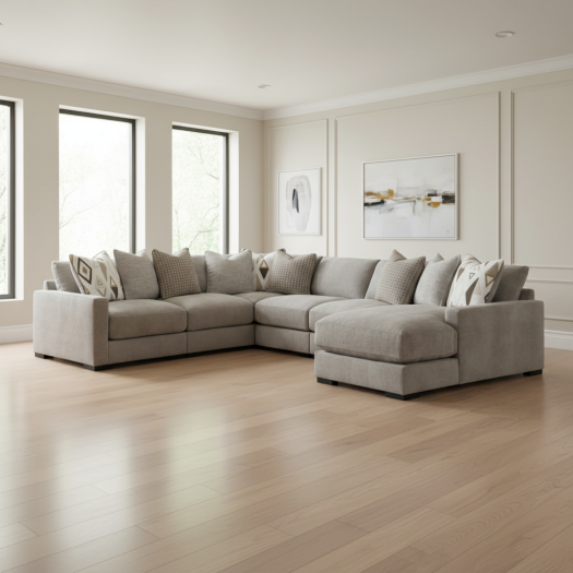 Aslan Court 6-Piece Sectional with Chaise