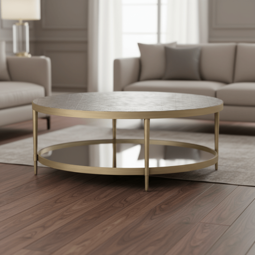 Astoria rectangular Atnique Mirror COFFEE TABLE
