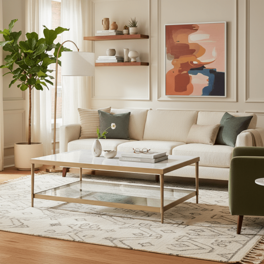 Astoria Round Biresh COFFEE TABLE