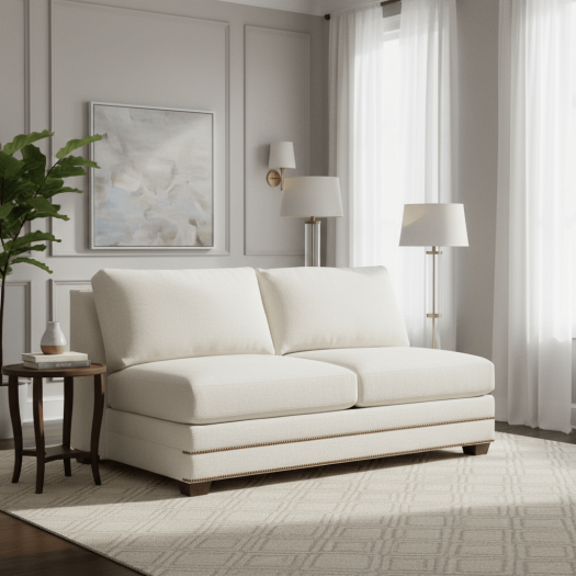 Avalon Armless Loveseat