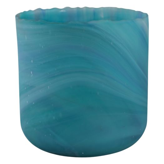 Kent Blue Swirl Glass Vase