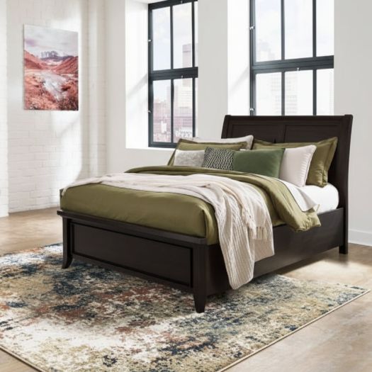 Bambori Queen Sleigh Bed