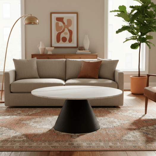 Banswara Marble Coffee Table Black