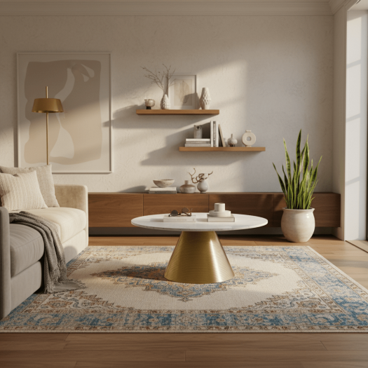 Banswara Marble Coffee Table Gold