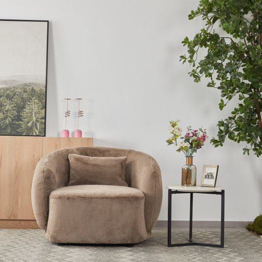 Barcelona brown Accent Chair (102CM)