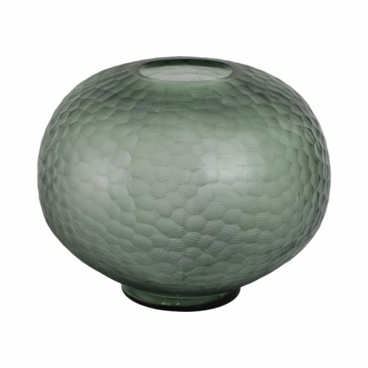 Bastia Green Glass Vase