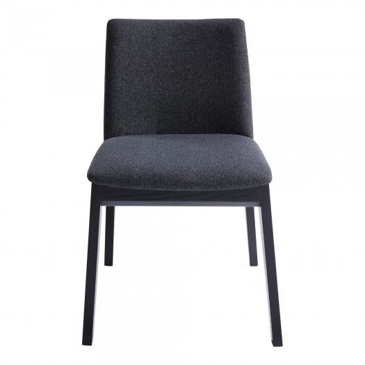 Deco Ash Dining Chair Charcoal-M2