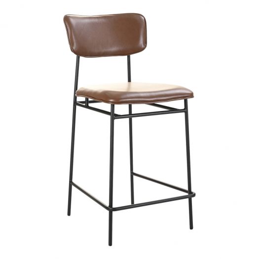 Sailor Counter Stool Dark Brown