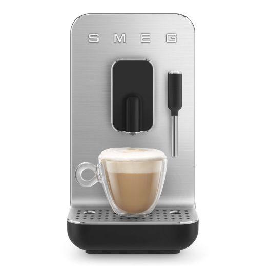 Smeg Espresso Automatic Coffee Machine, Black Stainless steel