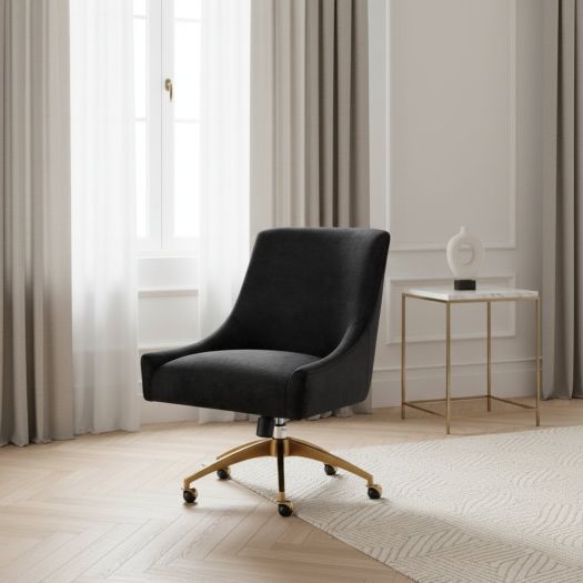 Beatrix Black Office Swivel Chair
