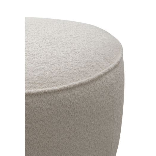 Beige Linen Ottoman W55.5xH44cm