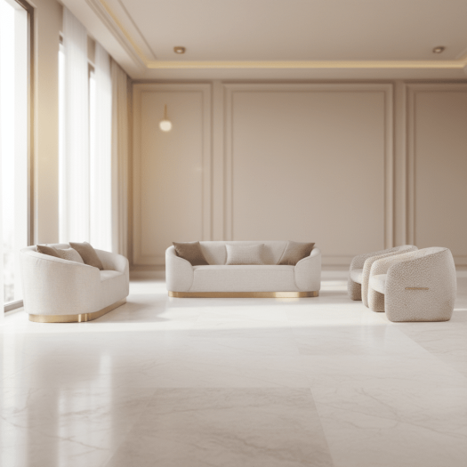 Beige Sofa Set