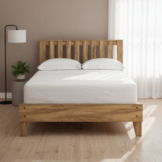 Bermacy Queen Platform Panel Bed