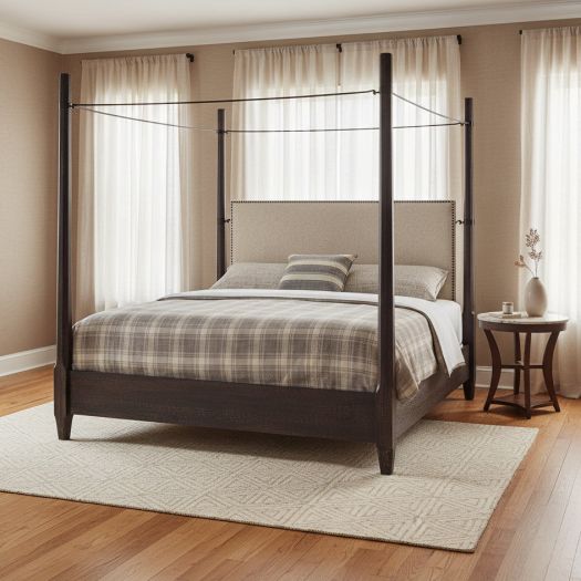 Big Sky Cal King Poster Bed withcanopy