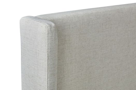 Bisque Beige Upholstered Bed
