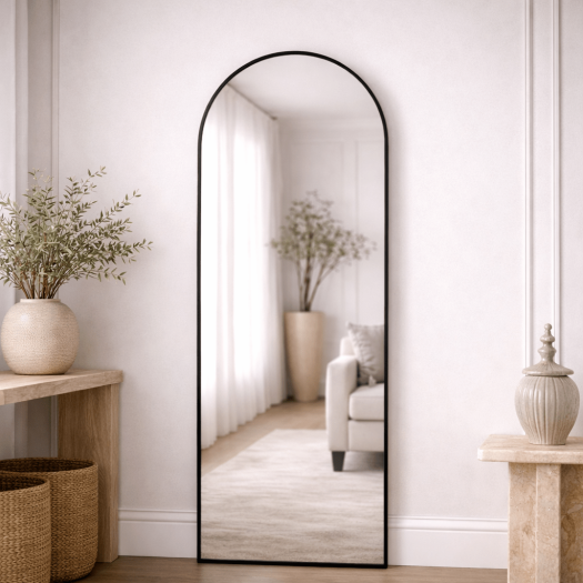 Black Arch Body Mirror
