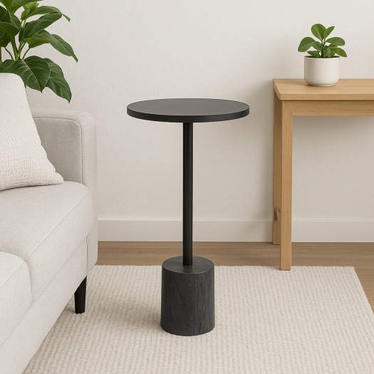 Monarch Black & Gold Drink Table