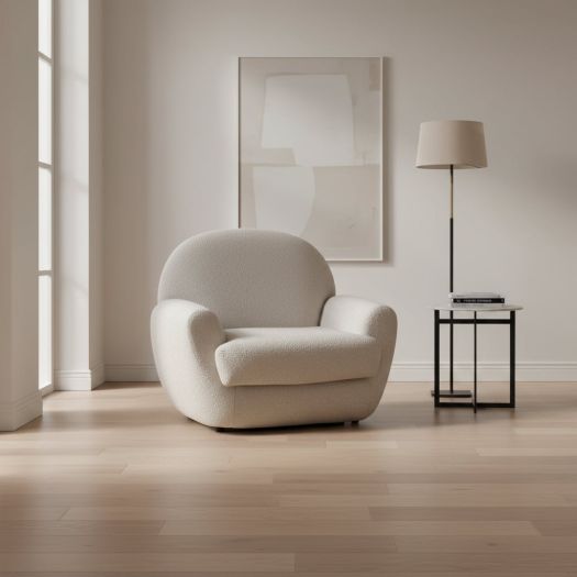 Blissful Seating Beige Swivel Chair W98