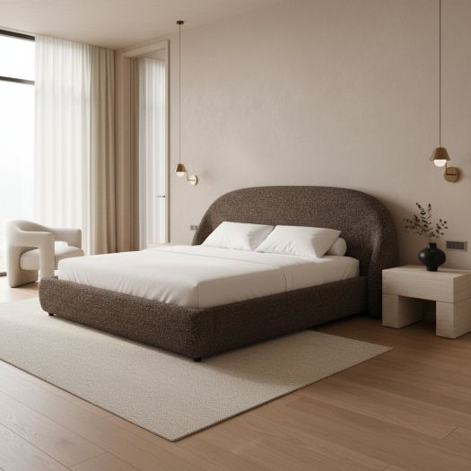 Boho Brown Tweed Full bed