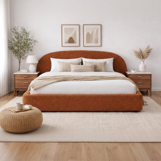 Boho Terracotta King bed