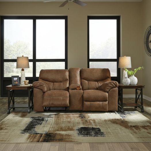Boxberg Reclining Loveseat with Console