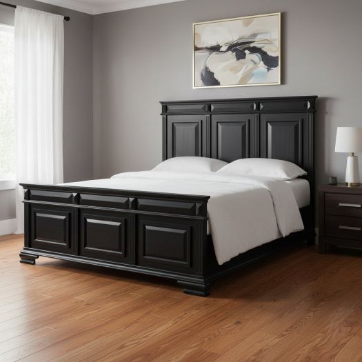 Bridgestone King Panel Bed in Black