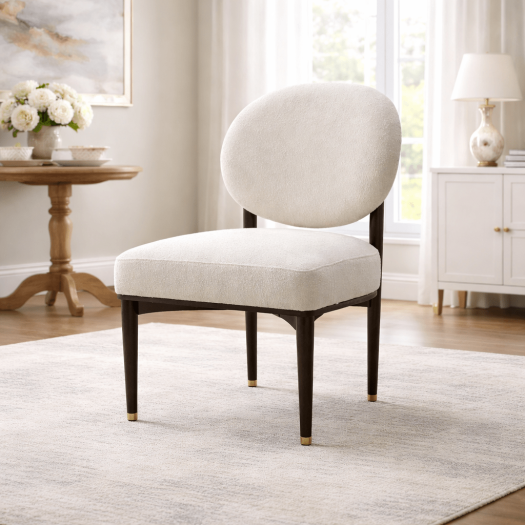 Brielle Beige Accent Chair