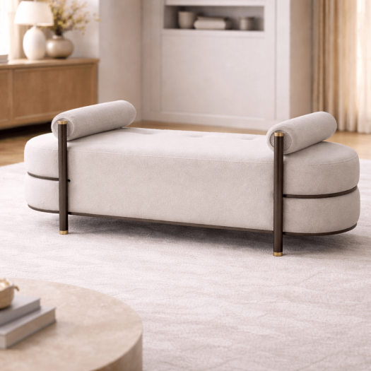 Brielle Beige Bench