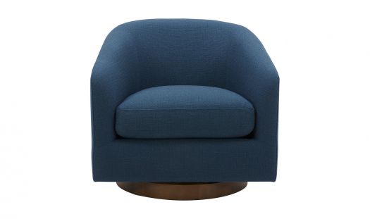 Oscy Swivel Chair Dark Atlantic