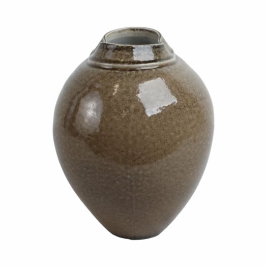 Callen Porcelain Vase, Brown