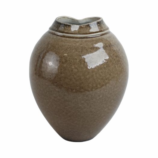 Callen Porcelain Vase, Brown