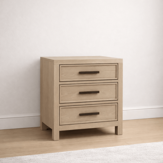Calmoro Three Drawer Night Stand