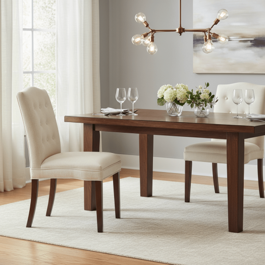 Camel Short Back Armless Stack Chair