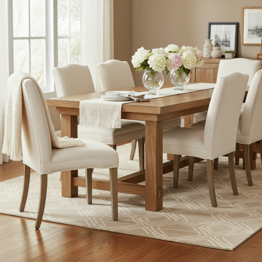 Camel Short Back Armless Stack Chair