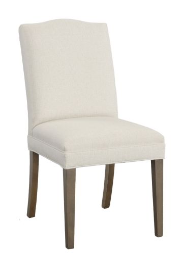 Camel Short Back Dining Chair