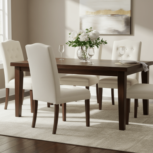 Camel Tall Back Armless Stack Chair