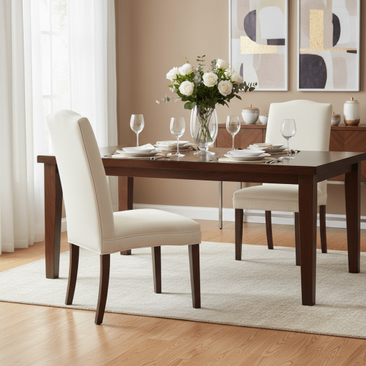 Camel Tall Back Armless Stack Chair