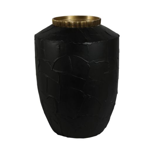 Canvon Black Ecomix Vase