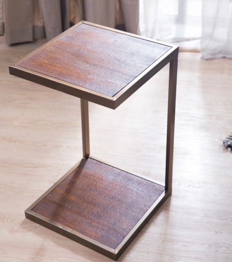 Wooden Square C Table