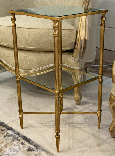 HENZLER SILVER ACCENT TABLE