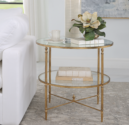 Henzler Round End Table