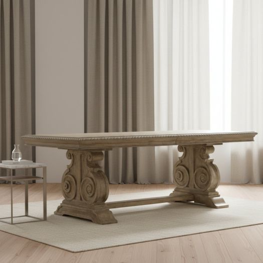 Castella Rectangle Dining Table with 2-20in Leaves