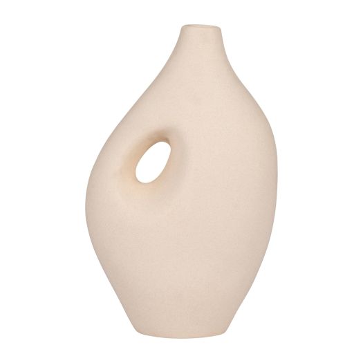 CER, 12 NOMADIC HANDLE VASE, IVORY